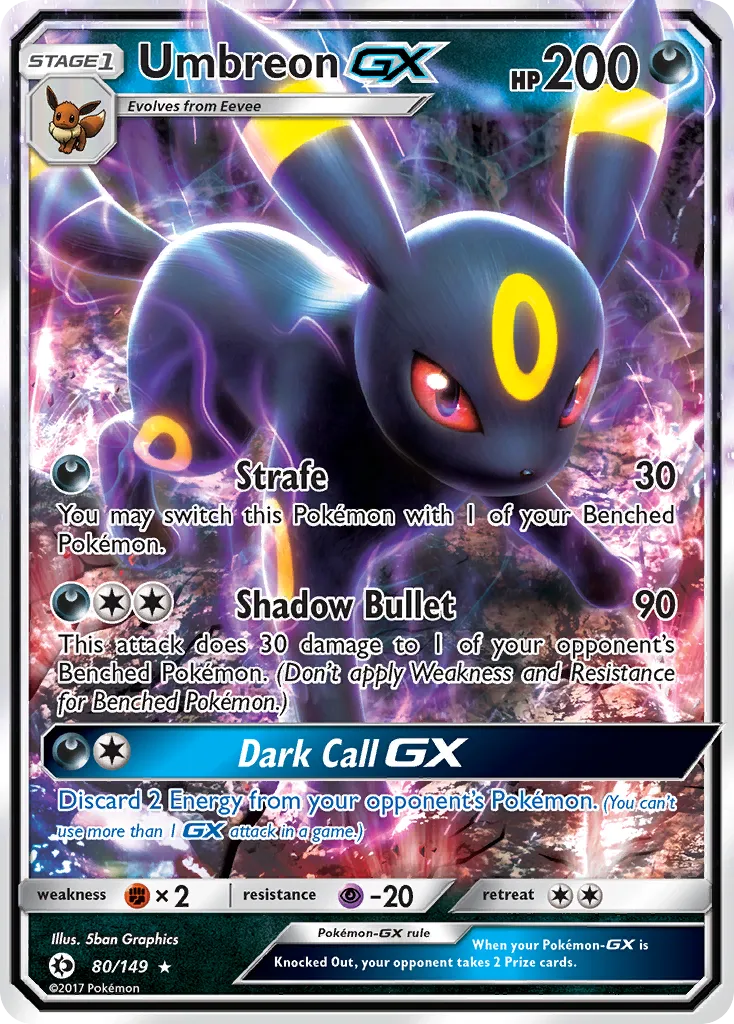 Umbreon-GX - Sun & Moon