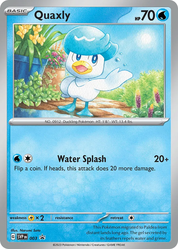 Quaxly - Scarlet & Violet Black Star Promos