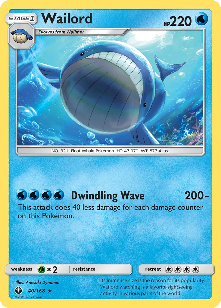 Wailord - Celestial Storm