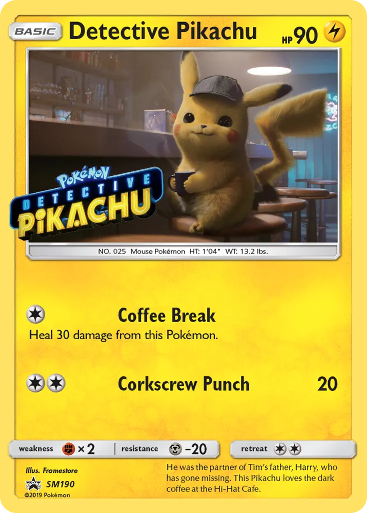 Detective Pikachu - SM Black Star Promos