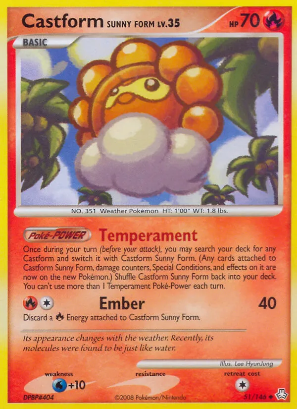 Castform Sunny Form - Legends Awakened