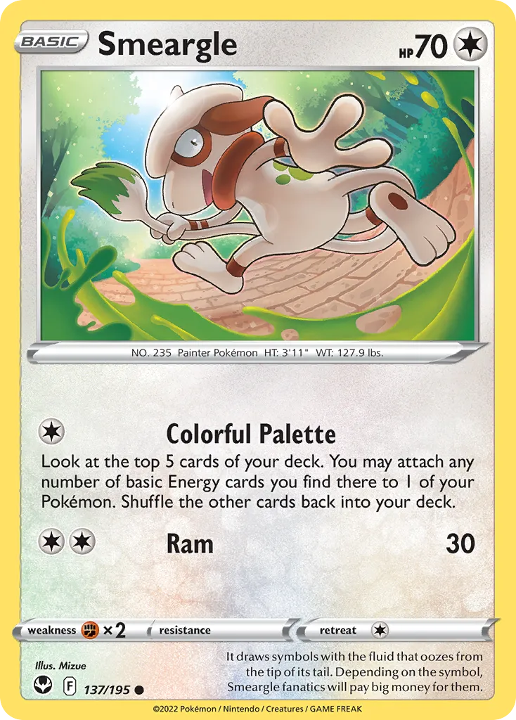 Smeargle - Silver Tempest