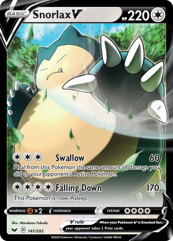 Snorlax V - Sword & Shield