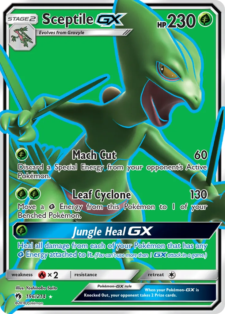 Sceptile-GX - Lost Thunder
