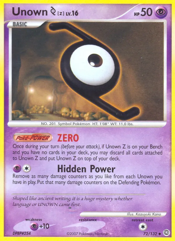 Unown [Z] - Secret Wonders