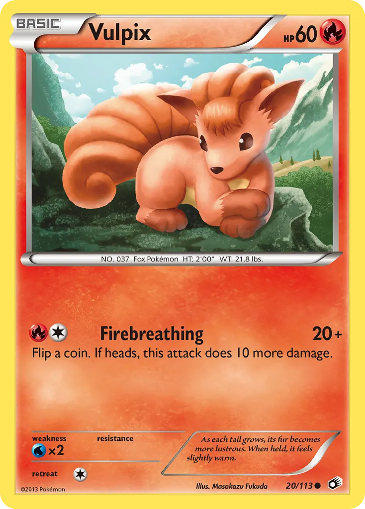 Vulpix - Legendary Treasures