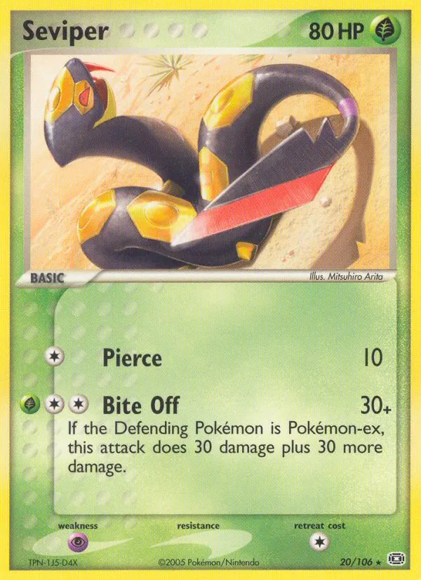 Seviper - Emerald