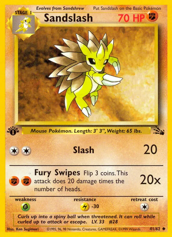 Sandslash - Fossil