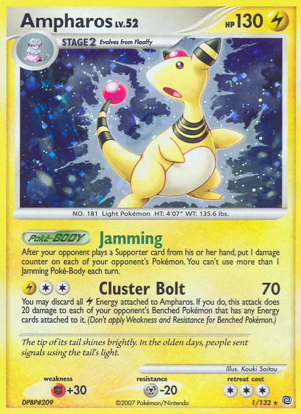 Ampharos - Secret Wonders