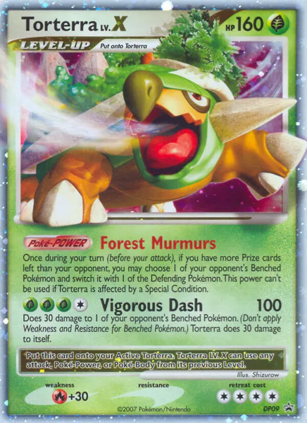 Torterra LV.X - DP Black Star Promos