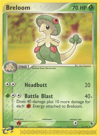Breloom - Ruby & Sapphire
