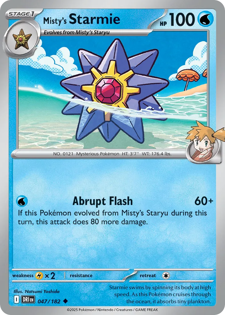 Misty's Starmie - Destined Rivals