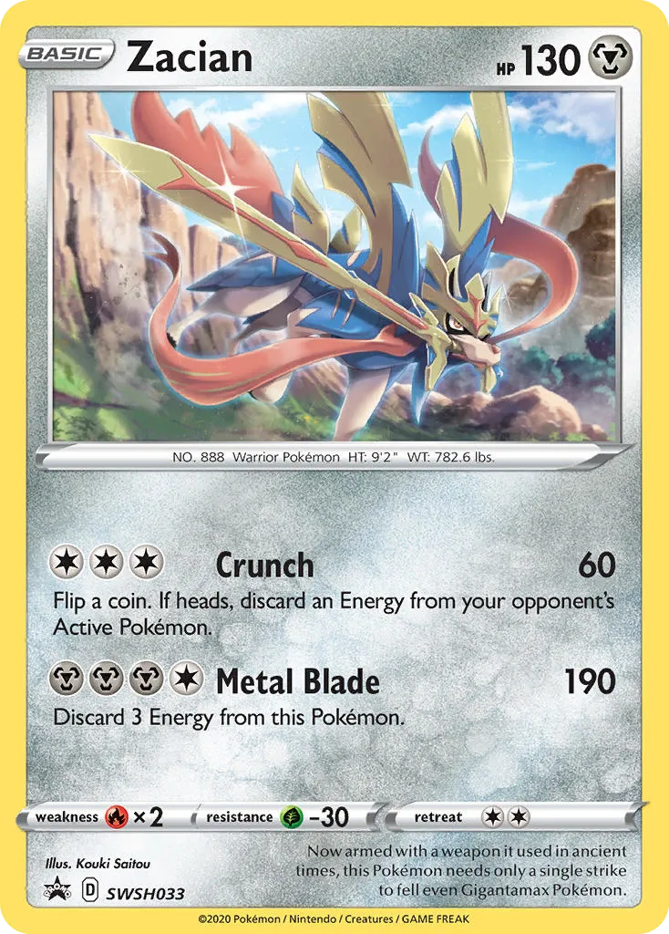 Zacian - SWSH Black Star Promos
