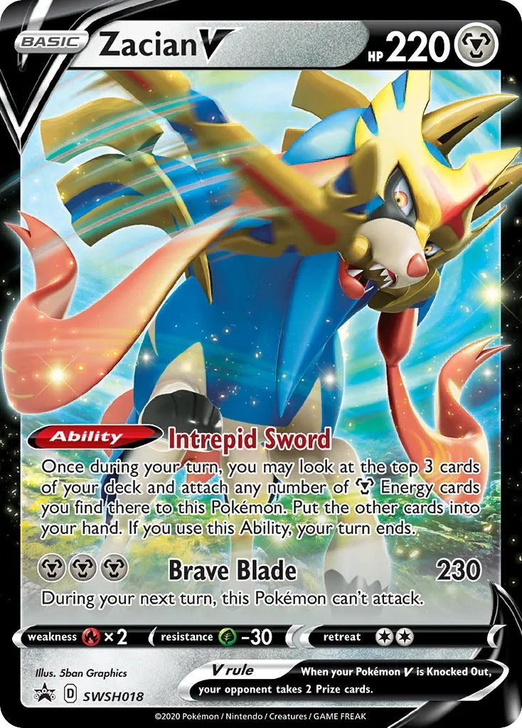Zacian V - SWSH Black Star Promos