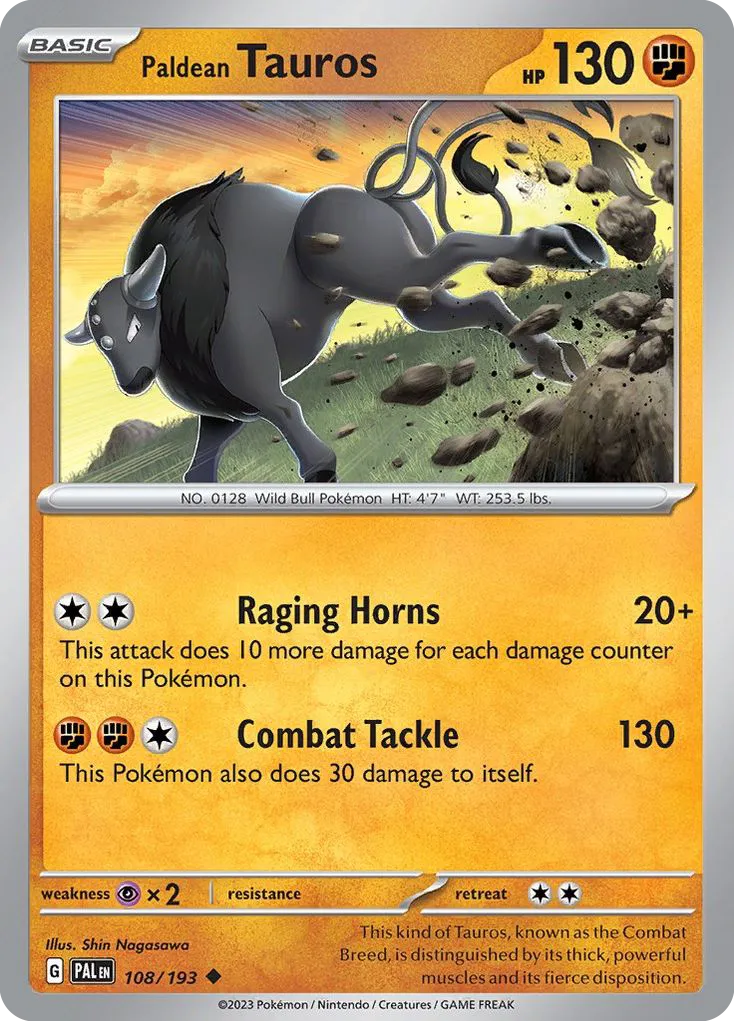 Paldean Tauros - Paldea Evolved
