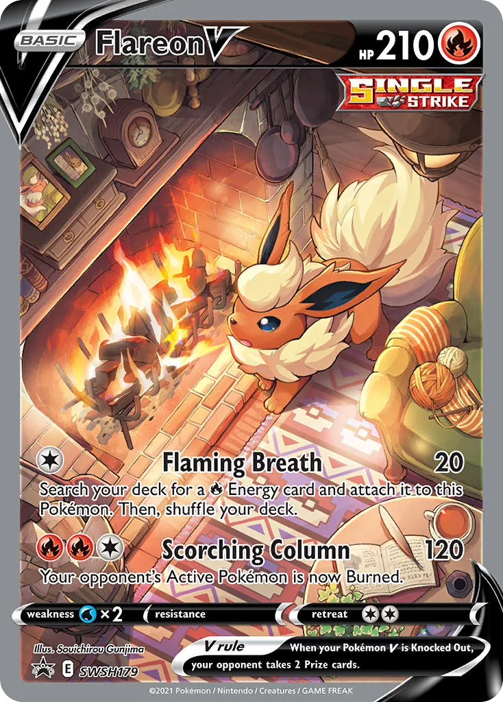 Flareon V - SWSH Black Star Promos