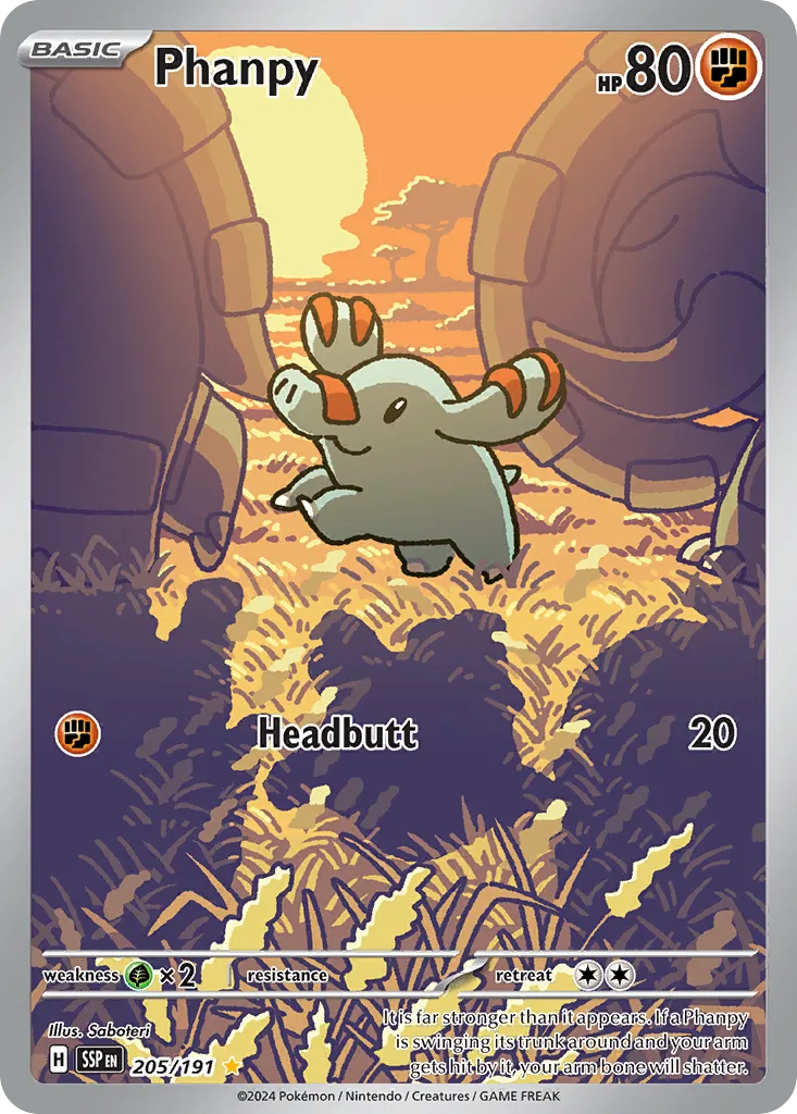 Phanpy - Surging Sparks