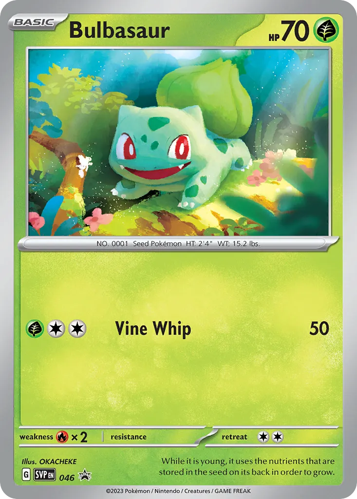 Bulbasaur - Scarlet & Violet Black Star Promos