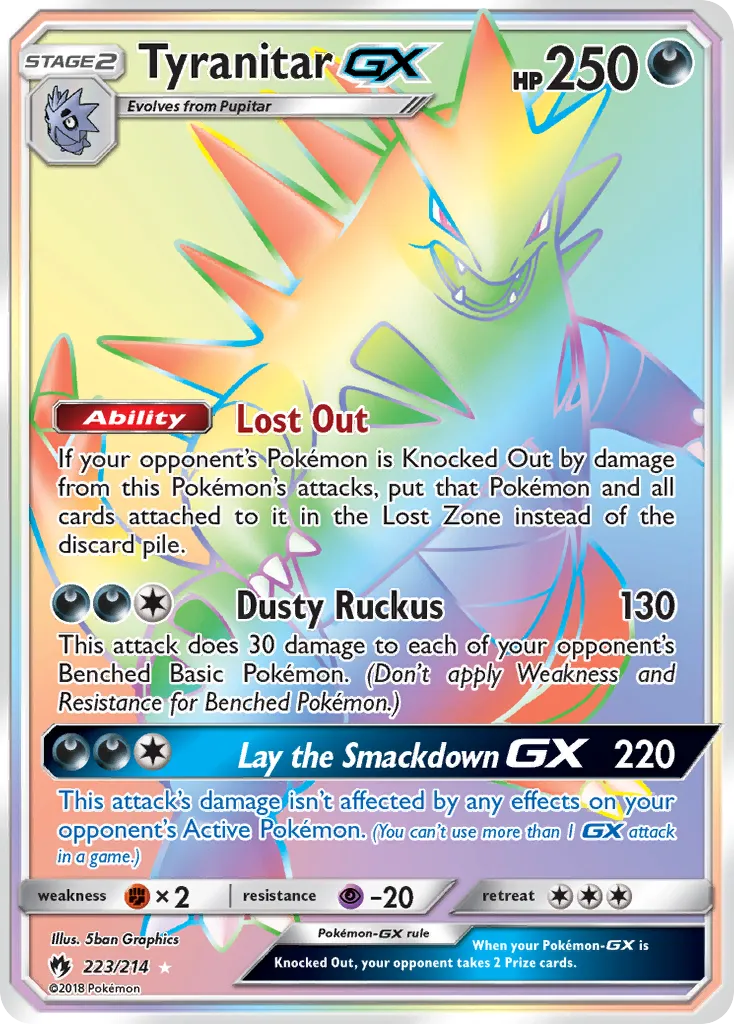 Tyranitar-GX - Lost Thunder