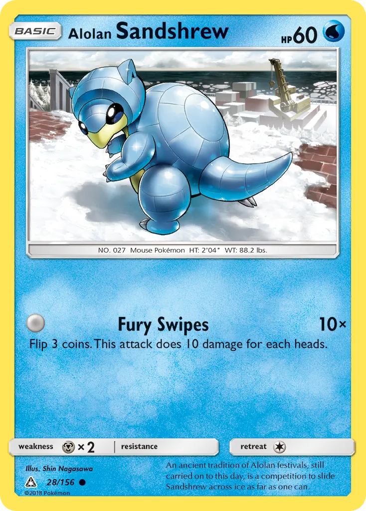 Alolan Sandshrew - Ultra Prism