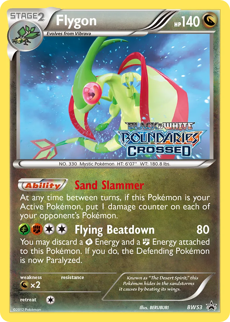 Flygon - BW Black Star Promos