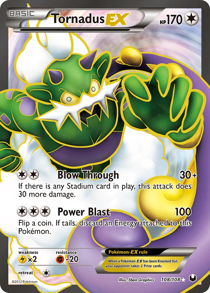 Tornadus-EX - Dark Explorers