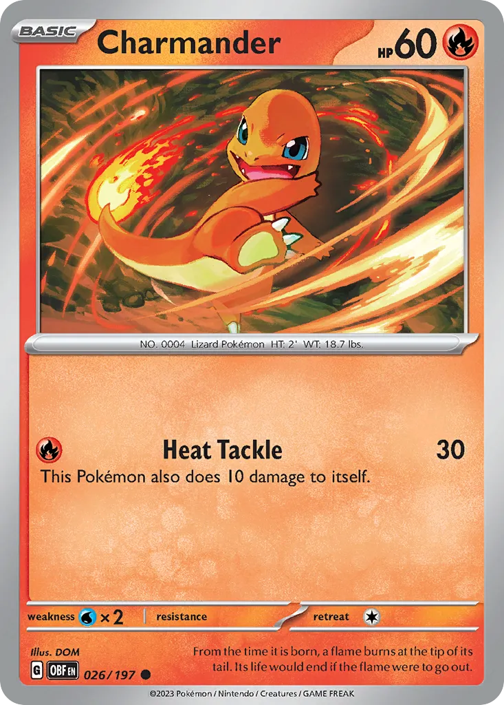 Charmander - Obsidian Flames