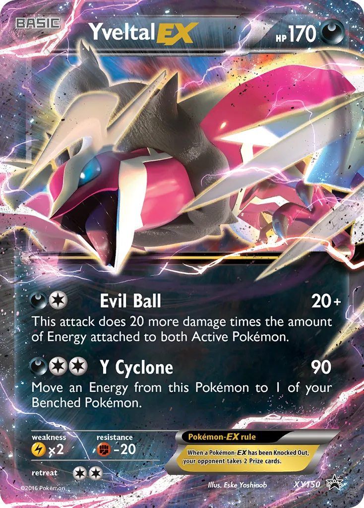 Yveltal-EX - XY Black Star Promos