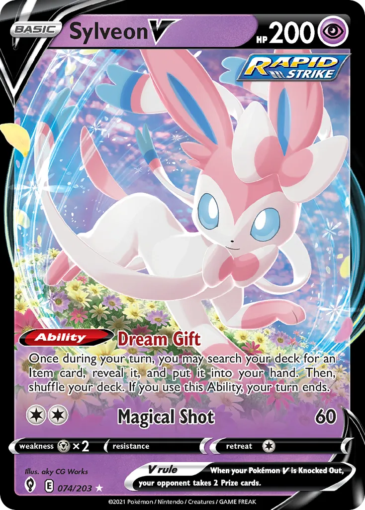 Sylveon V - Evolving Skies