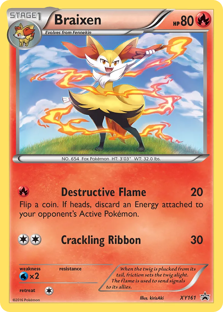 Braixen - XY Black Star Promos