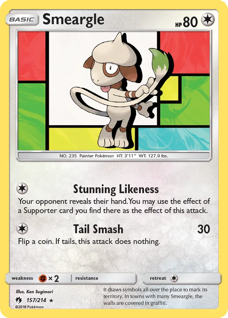 Smeargle - Lost Thunder