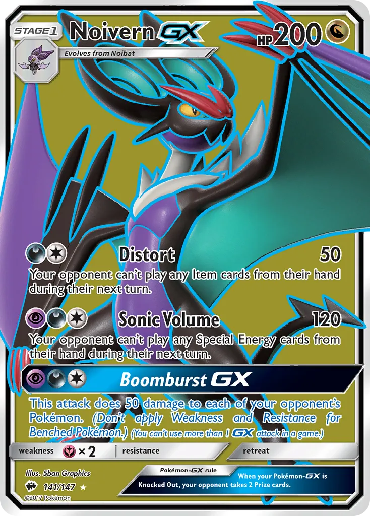 Noivern-GX - Burning Shadows