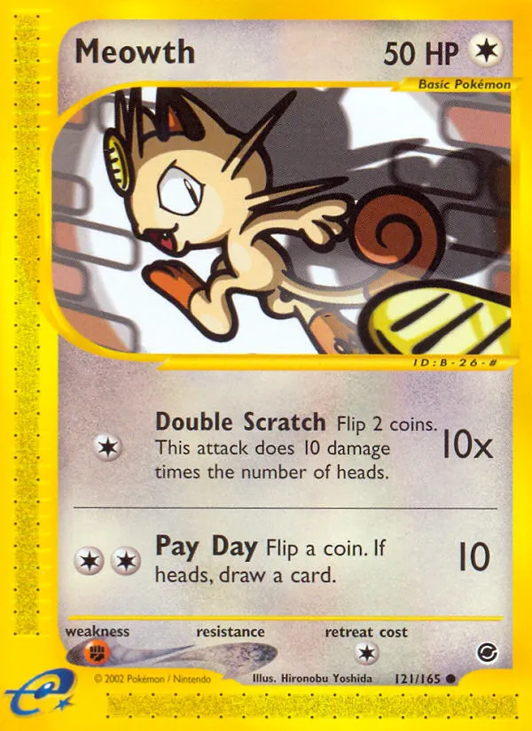 Meowth - Expedition Base Set