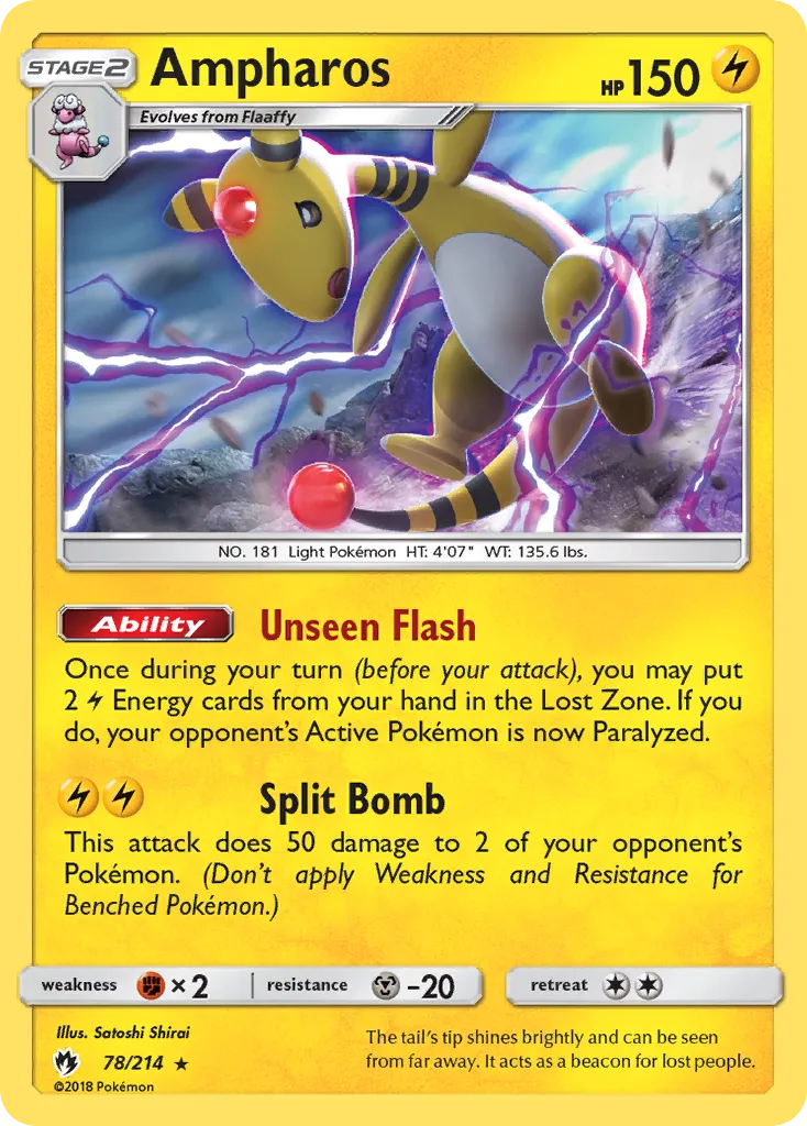 Ampharos - Lost Thunder