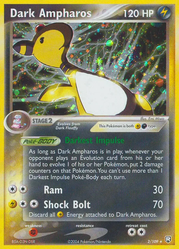 Dark Ampharos - Team Rocket Returns
