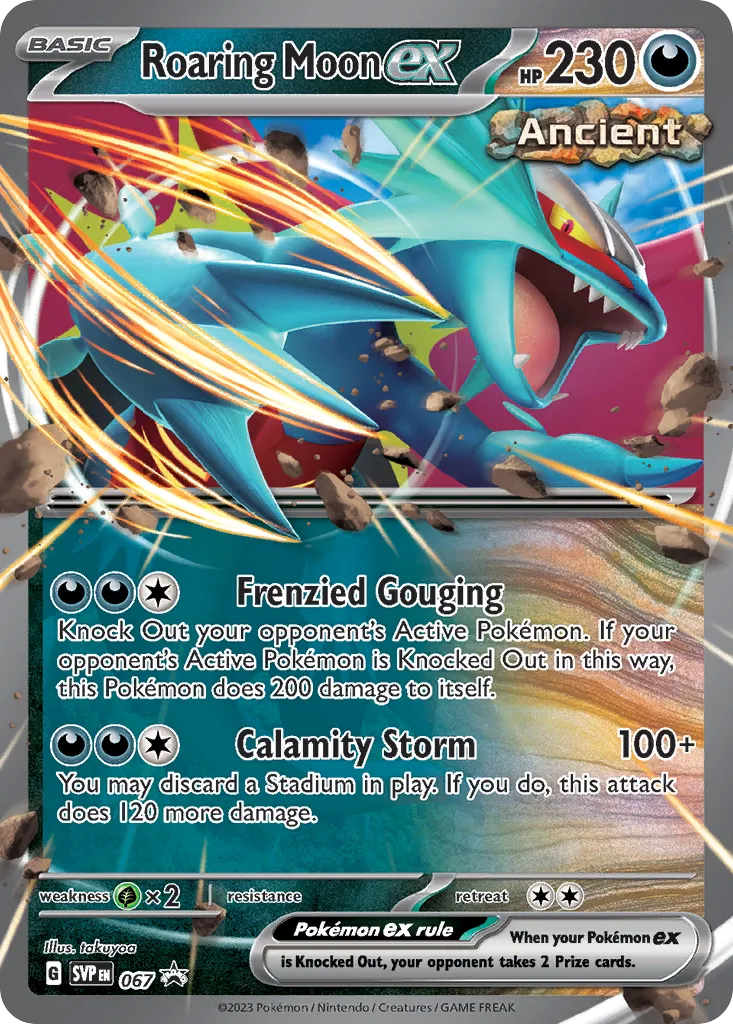 Roaring Moon ex - Scarlet & Violet Black Star Promos