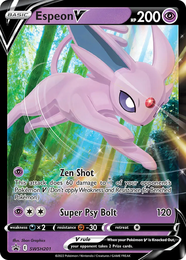 Espeon V - SWSH Black Star Promos