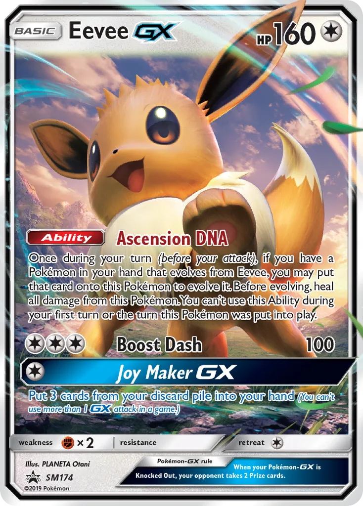 Eevee-GX - SM Black Star Promos