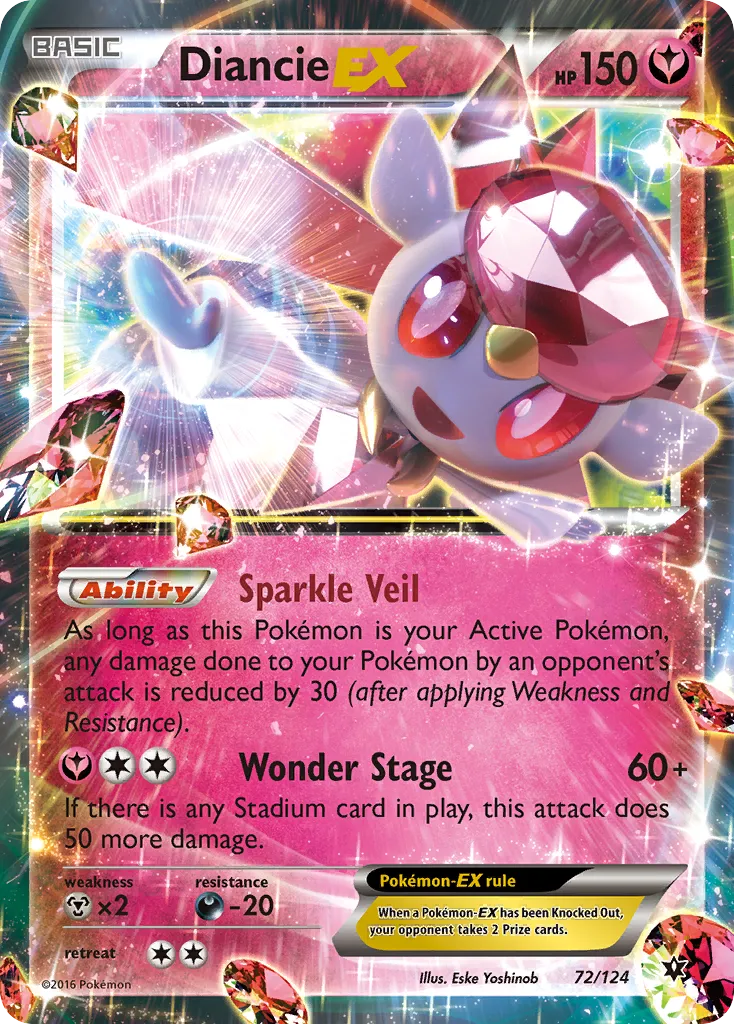 Diancie-EX - Fates Collide