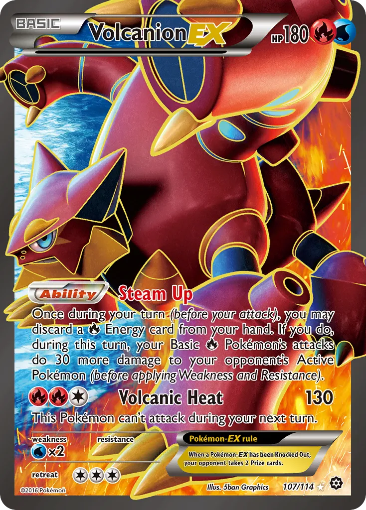 Volcanion-EX - Steam Siege