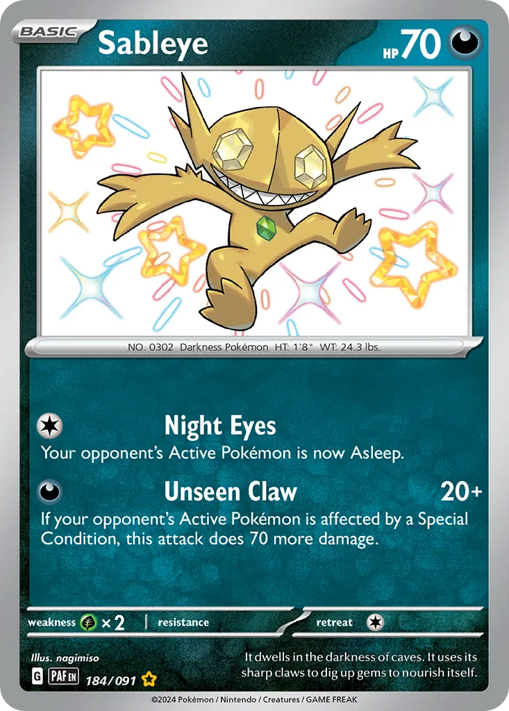 Sableye - Paldean Fates