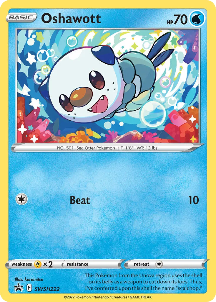 Oshawott - SWSH Black Star Promos