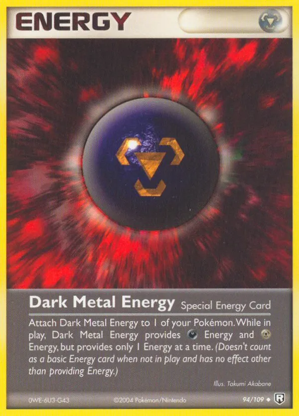 Dark Metal Energy - Team Rocket Returns