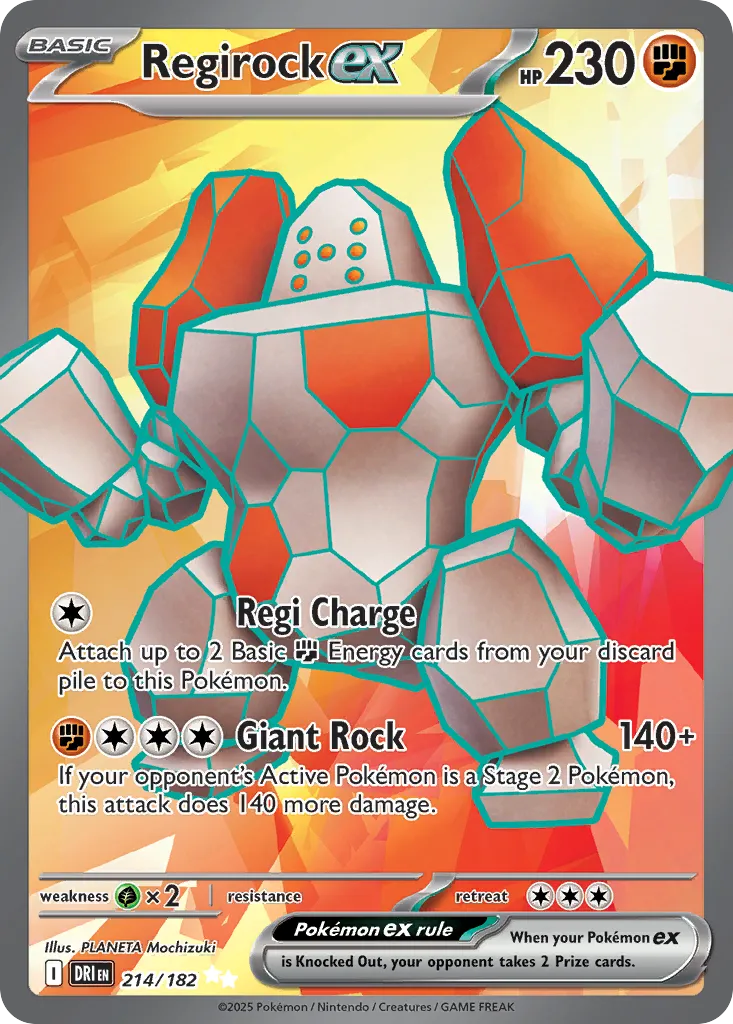 Regirock ex - Destined Rivals