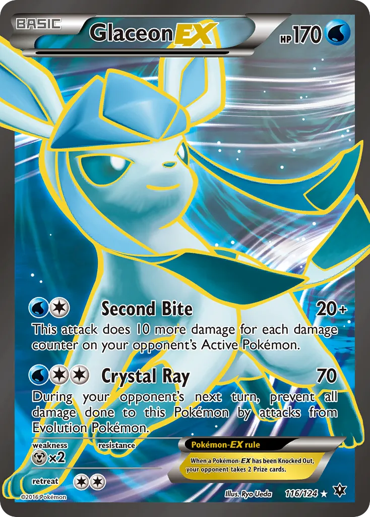 Glaceon-EX - Fates Collide