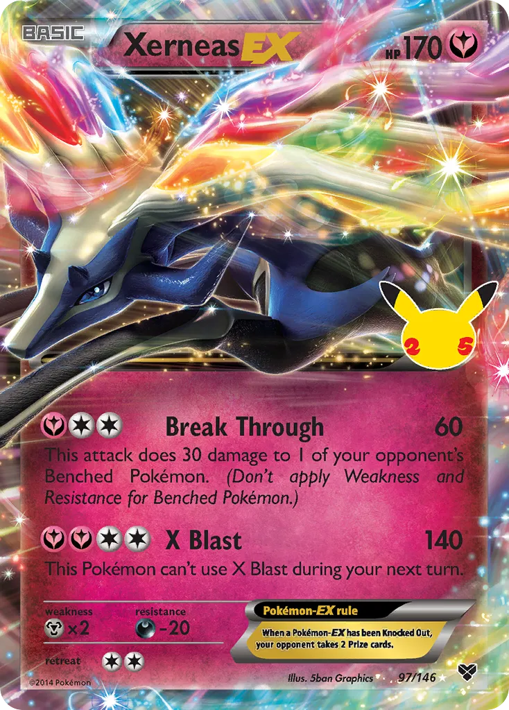 Xerneas-EX - Celebrations: Classic Collection