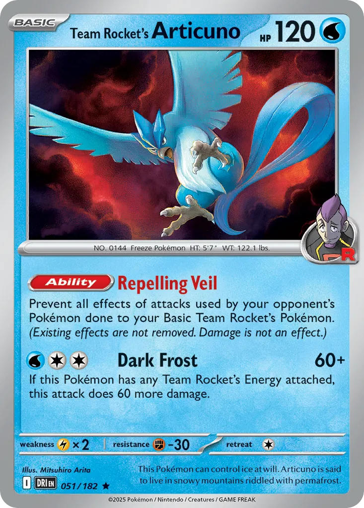 Team Rocket's Articuno - Destined Rivals