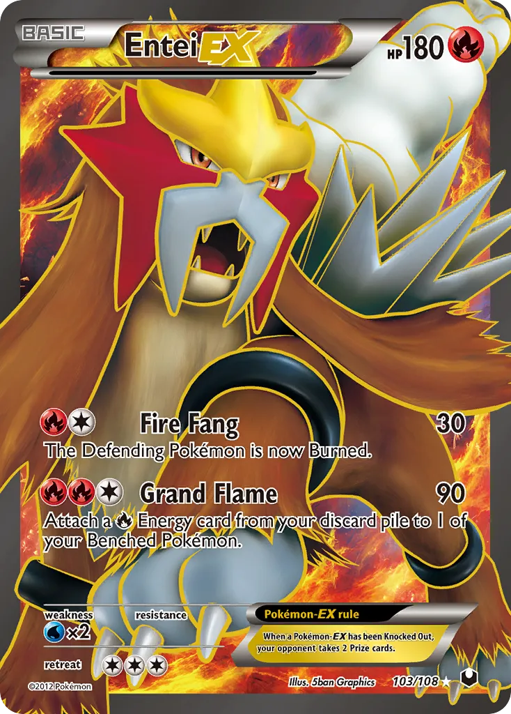 Entei-EX - Dark Explorers