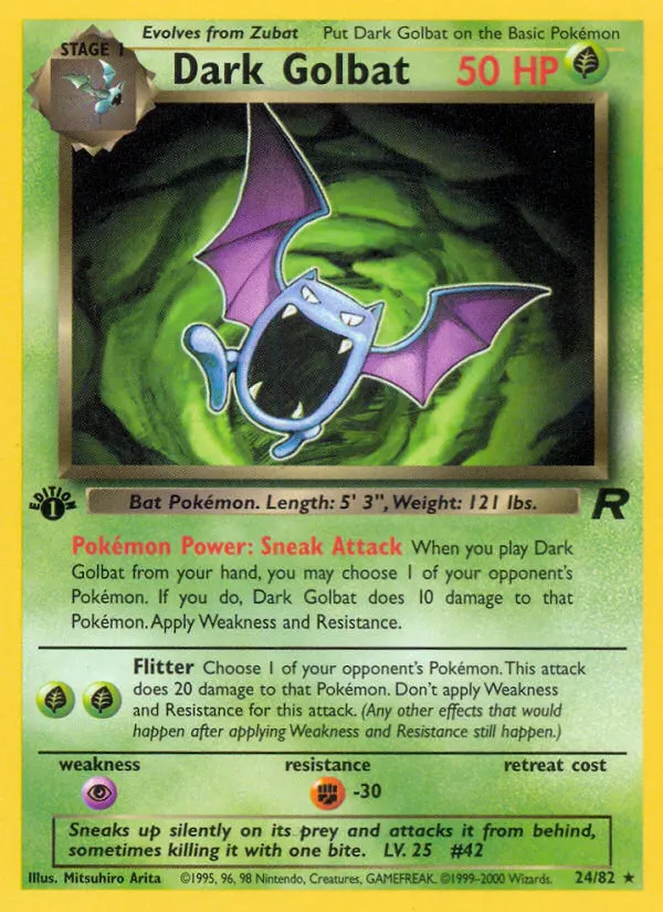 Dark Golbat - Team Rocket