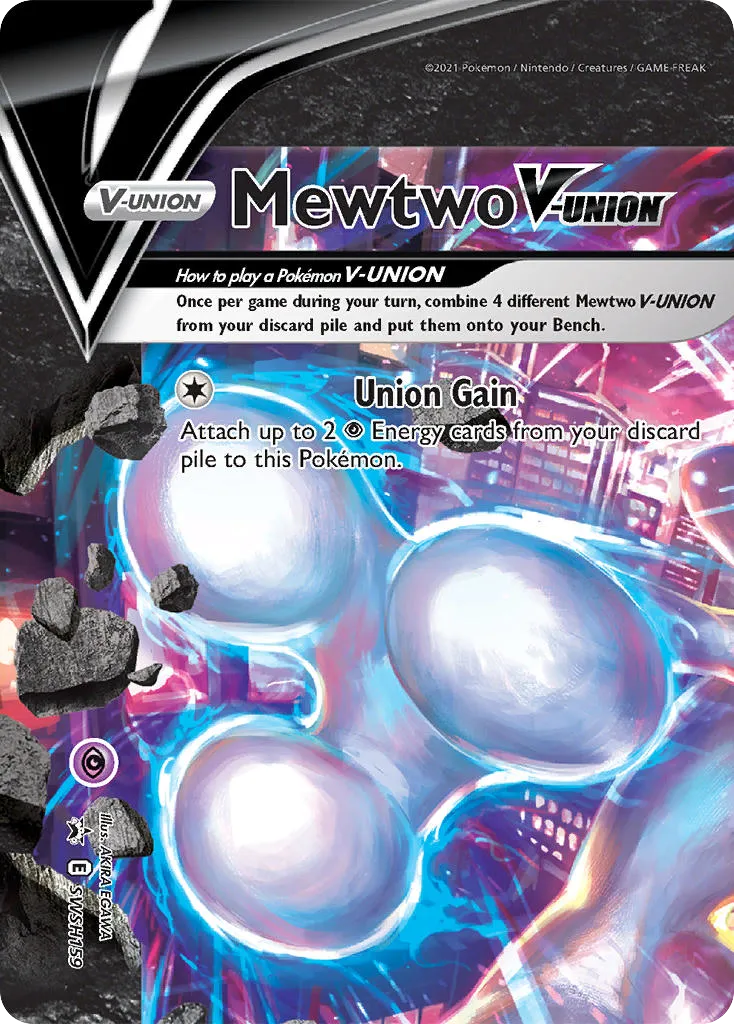 Mewtwo V-UNION - SWSH Black Star Promos